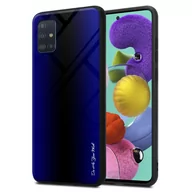 Etui i futerały do telefonów - Pokrowiec Do Samsung Galaxy A51 4G / M40s w KOBALTOWY FIOLET TPU Etui Ochronny Case Cover Obduowa Silikon Cadorabo - miniaturka - grafika 1