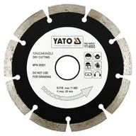 Tarcze do pił - Yato tarcza tnąca segmentowa 125mm - 6003 (YT-6003) - miniaturka - grafika 1