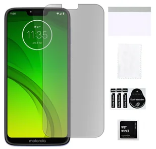 Szkło hybrydowe matowe do MOTOROLA MOTO G7 POWER ochrona na ekran szybka 9H - Szkła hartowane na telefon - miniaturka - grafika 1