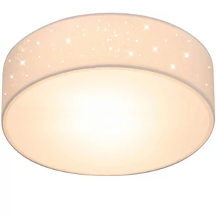 Lampa sufitowa Biała Materiałowa Ø38cm Gwieździste niebo - Lampy sufitowe - miniaturka - grafika 1