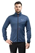 Bluzy męskie - Salewa Bluza trekkingowa męska Sella Crevasse niebieska 54_XXL - miniaturka - grafika 1