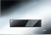 Przyciski spłukujące - Jomo Trend Przycisk WC PCV chrom połysk/czarny 167-32003618-00 - miniaturka - grafika 1