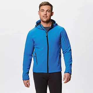 Kurtki męskie - Regatta Męska kurtka softshell Arley Ii z kapturem Blue (Oxford Blue (Navy)) XL TRA602-05J - grafika 1