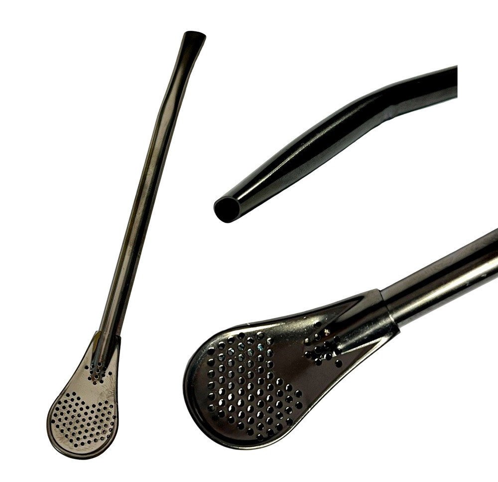 Bombilla Rosa 15,5cm czarna