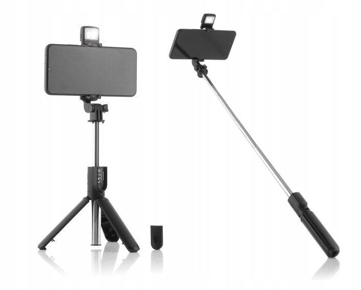 Statyw Selfie Stick LED i Pilotem 3w1 InnovaGoods