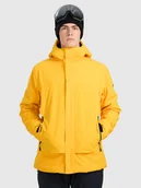 Kurtki męskie - 4F Kurtka narciarska membrana 8000 męska - żółta XXL - miniaturka - grafika 1