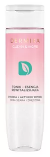 Dermika Clean&amp;More rewitalizujący tonik-esencja cykoria + retinol 200ml - Toniki i hydrolaty do twarzy - miniaturka - grafika 1