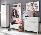 Meble do przedpokoju - Biały komplet mebli do przedpokoju z komodą 4x T3-G59 - miniaturka - grafika 1