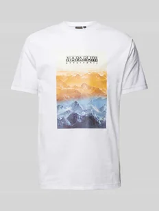 T-shirt z nadrukiem z motywem z logo - Koszulki męskie - miniaturka - grafika 1