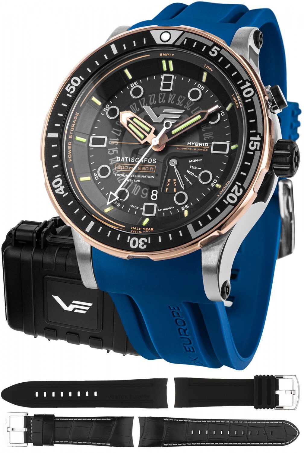 Zegarek Vostok Europe Zegarek męski Vostok Europe PX84-511E769SBL niebieski