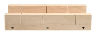 Vorel Skrzynka uciosowa drewniana 450 x 105mm 29220 - Akcesoria do elektronarzędzi - miniaturka - grafika 2