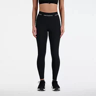 Spodnie sportowe damskie - New Balance Spodnie damskie Sleek High Rise Sport Legging 25" WP41177BK - miniaturka - grafika 1