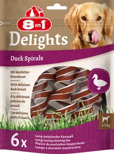 8in1 Przysmak dla psa Delights Duck Spirals z kaczki 60g - Przysmaki dla psów - miniaturka - grafika 1
