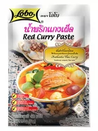 Kuchnie świata - Lobo Pasta Czerwone Curry Red Curry 50g - - miniaturka - grafika 1