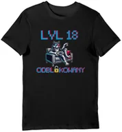 Koszulki męskie - Koszulka męska na 18 lvl 18 unlocked czarna XL - miniaturka - grafika 1