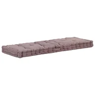 Poduszki na krzesła - vidaXL Poduszka na podłogę lub palety, bawełna, 120x40x7 cm, taupe vidaXL - miniaturka - grafika 1