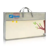 Maty piankowe - Humbi Dwustronna Składana Mata Edukacyjna z pianki XPE 120x180 Zwierzątka Żyrafy - miniaturka - grafika 1