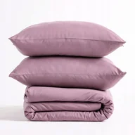 Pościel - Pościel z mikrofibry 200x220 home and you home&you różowa róż gładka modern - miniaturka - grafika 1