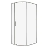 Kabiny prysznicowe - Novoterm Kabina prysznicowa asymetrczyna 100x80 Solid RPA Kerra - miniaturka - grafika 1