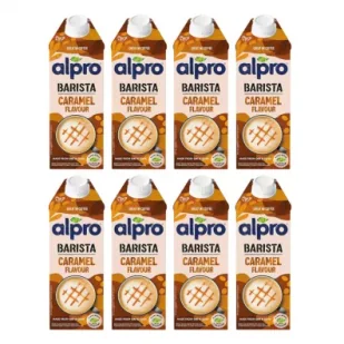 Alpro Barista Napój owsiano-sojowy Karmel Zgrzewka 8 x 750 ml - Napoje roślinne - miniaturka - grafika 1