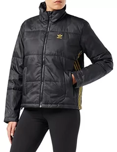 adidas Damska kurtka puchowa, czarna/węglowa, 42 - Kurtki damskie - miniaturka - grafika 1