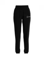 Spodnie sportowe damskie - Damskie spodnie dresowe Guess Allycia Cuff Long Pants - czarne - GUESS - miniaturka - grafika 1