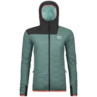 Kurtki i kamizelki sportowe damskie - Kurtka damska Ortovox Swisswool Piz Badus Jacket W Rozmiar: S / Kolor: szary - miniaturka - grafika 1