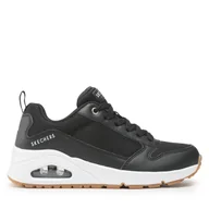 Sneakersy damskie - Sneakersy Skechers Uno Inside Matters 155005/BKW Czarny - miniaturka - grafika 1