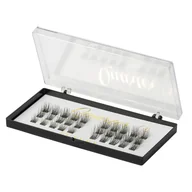 Sztuczne rzęsy i akcesoria - Luxury Lashes Luxury Quarter 10 mm Intensywnie czarne kępki rzęs - miniaturka - grafika 1