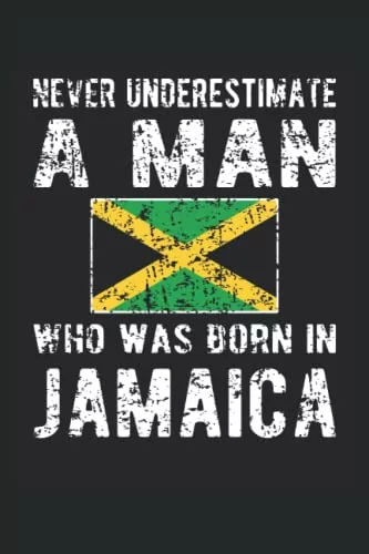 Jamaica Lined Notebook: Jamaican Journal 120 Pages 6" x 9" for A Man Who Was Born in Jamaica