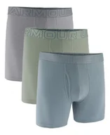 Majtki męskie - Bokserki męskie Under Armour Perf Cotton 6in 3Pack Blue XL - miniaturka - grafika 1