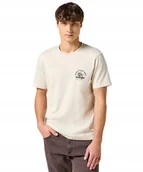 Koszulki męskie - T-shirt Wrangler GRAPHIC TEE 112357388 Vintage White XL - miniaturka - grafika 1