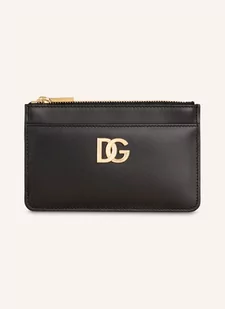 Dolce & Gabbana Etui Na Karty Z Kieszenią Na Monety schwarz - Etui na dokumenty i karty - miniaturka - grafika 1