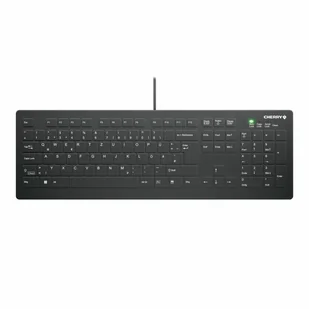 CHERRY AK-C8112 klawiatura Medyczna USB QWERTZ Niemiecki Czarny AK-C8112-U1-B/DE - Klawiatury - miniaturka - grafika 1