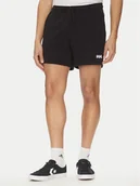 Spodenki męskie - Helly Hansen Szorty sportowe Terry Loop 54291 Czarny Regular Fit - miniaturka - grafika 1