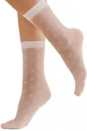 Skarpetki damskie - Gabriella 1195 Peri bianco uni skarpetki damskie - miniaturka - grafika 1