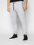 Spodnie męskie - Jack&Jones Spodnie dresowe Will Jair 12184970 Szary Regular Fit - miniaturka - grafika 1