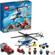 Klocki - LEGO City Pościg helikopterem policyjnym 60243 - miniaturka - grafika 1