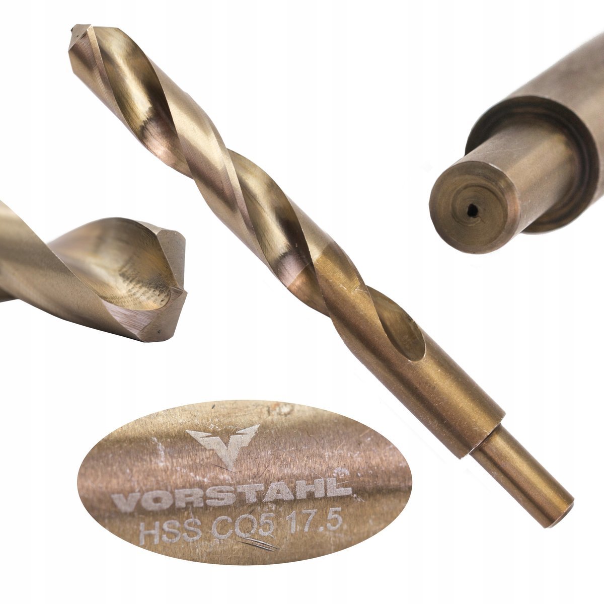 WIERTŁO DO METALU HSS-G KOBALTOWE fi 17.5 mm