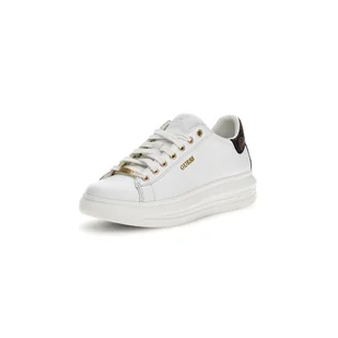 Damskie Sneakersy GUESS VIBO FL8VIBLEA12-WHIBR – Biały - Sneakersy damskie - miniaturka - grafika 1