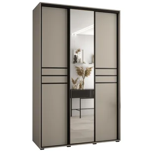 Szafa przesuwna z lustrem wysoka Dakota 11 160 głębokość 60 cm wysokość 235,2 cm - Szafy - miniaturka - grafika 1