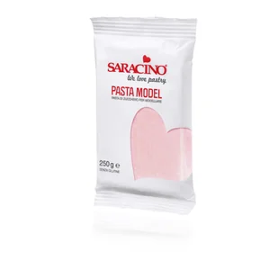 Saracino Masa cukrowa Pasta Model Baby Pink 250 g - Dodatki do ciast w proszku - miniaturka - grafika 1