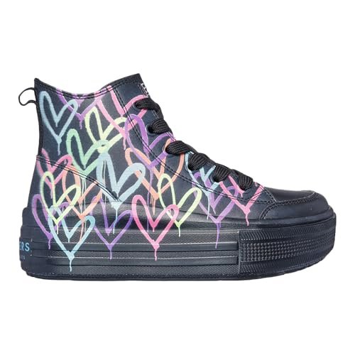 Skechers Hyperlift Botki, czarne/Multi, 32,5 UK dziecko, Czarny wiele, 12.5 UK Child