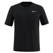 Koszulki męskie - Salewa Eagle Minilogo Merino T-Shirt M, Black Out, L - miniaturka - grafika 1