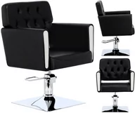 Fotele fryzjerskie - Fotel fryzjerski Maya hydrauliczny obrotowy do salonu fryzjerskiego krzesło fryzjerskie - miniaturka - grafika 1
