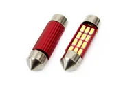 Żarówki samochodowe - Żarówki C5W C10W 36mm 12SMD 12/24V 5600 K komplet - miniaturka - grafika 1
