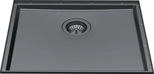 Foster Zlewozmywak PHANTOM BASE cm 50x40 GUNMETAL - Zlewozmywaki - miniaturka - grafika 1