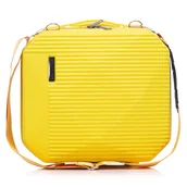 Kosmetyczki, organizery i kuferki - Kuferek Semi Line T5825-2 Żółty - miniaturka - grafika 1
