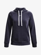Bluzy sportowe damskie - Bluza damska Under Armour  Rival Fleece HB Hoodie-GRY L - miniaturka - grafika 1