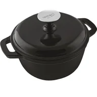 Garnki - LAMART Garnek LT1209 Iron z pokrywką Emaliowany Żeliwny 25,5cm - miniaturka - grafika 1